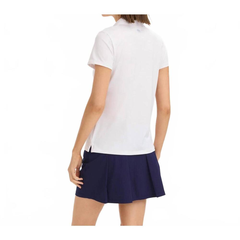 NEW RENWICK solid performance polo in white - Picture 2 of 2